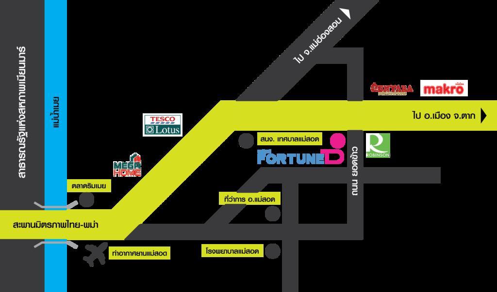 Fortune D Hotel Maesot Mae Sot Eksteriør billede